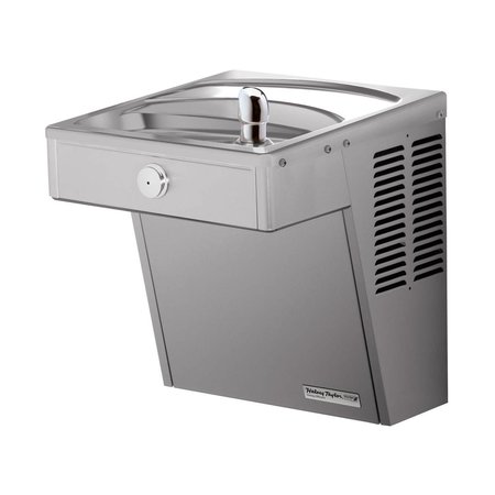 ELKAY Halsey Taylor Cooler Wall Mount Ada Vandal-Resistant Frost Resistant Non-Filtered 8 Gph Stainless 825008FS83